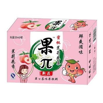 果兀蜜桃茉莉花茶