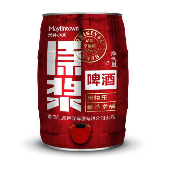 美林小镇原浆小麦白啤5L