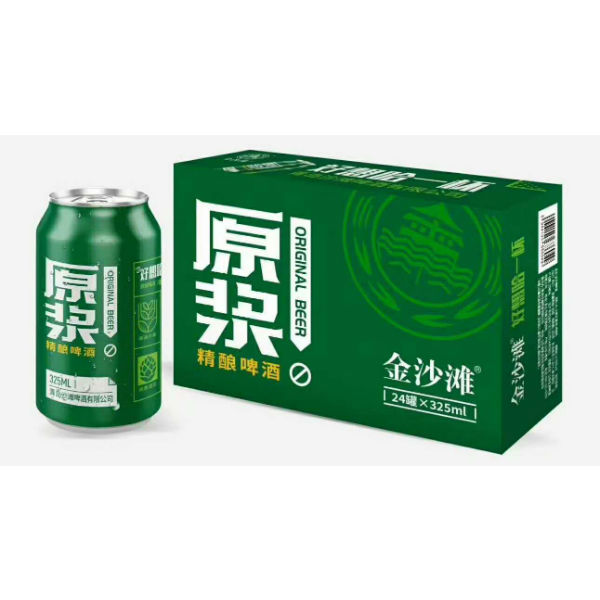 金沙滩原浆精酿啤酒325ml