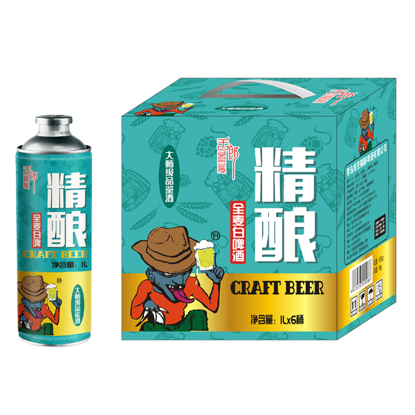 舌郎精酿全麦白啤1L