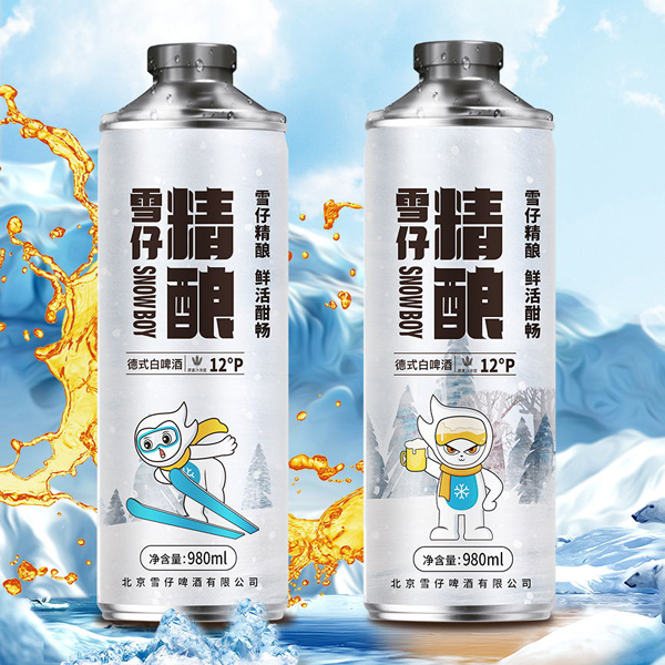 12度雪仔精酿啤酒980mlX6